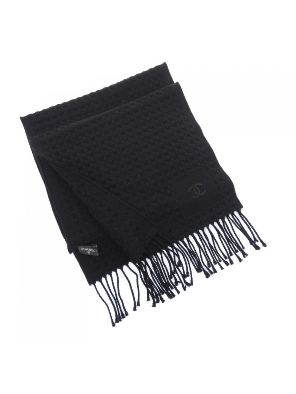 Chanel Scarf Black